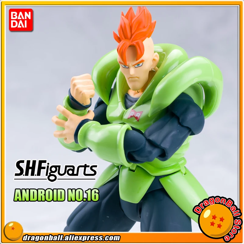 DRAGONBALL Dragon Ball Z/Kai Оригинальные BANDAI Tamashii Наций S. h. figuarts/СВЧ эксклюзивные фигурки-Android № 16