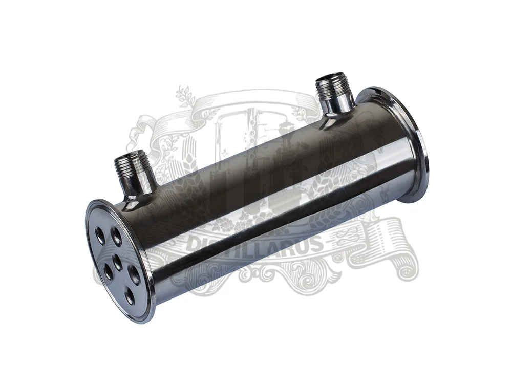 

2" Dephlegmator / Reflux stainless steel SUS304. Length 200mm. Thread 1/2