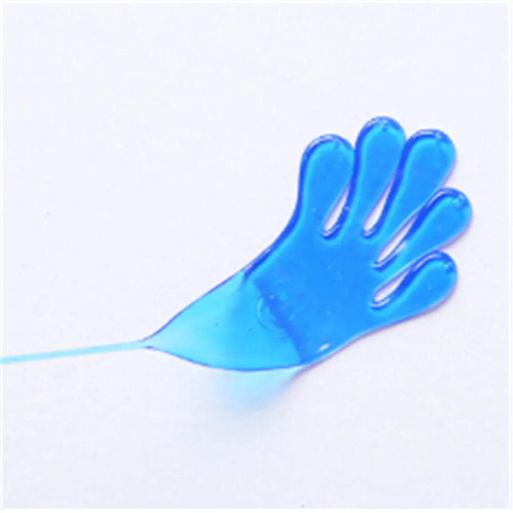 5Pcs/lot Novelty Gift Fun Jokes Children Kids Sticky Hands Palm Elastic Sticky Slap Hands Palm Toy Party Favors Random