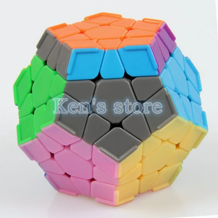 Совершенно DaYan Megaminx Dodecahedron Stickerless Головоломка Куб с угловыми гребнями скорость головоломки Кубики Игрушки для детей