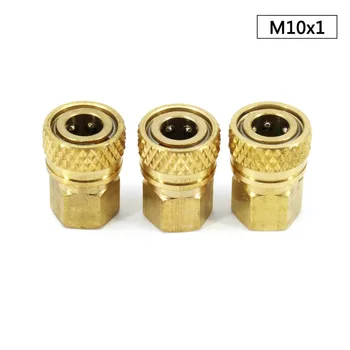

PCP Airforce Paintball High Pressure M10x1 Thread Quick Coupler Connector Quick Disconnect Copper Air Socket Connection 3pcs/lot