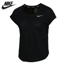 Новое поступление NIKE TAILWIND TOP SS Прохладный Для женщин футболки с коротким рукавом спортивная