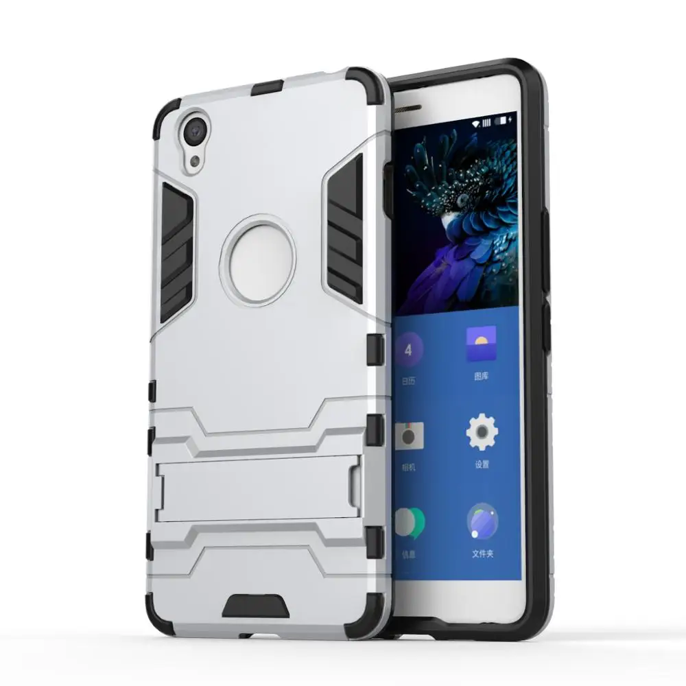 Броня Case Для OnePlus X Heavy Duty Hybrid Hard Soft прочный Силиконовой Резины Телефон Обложка