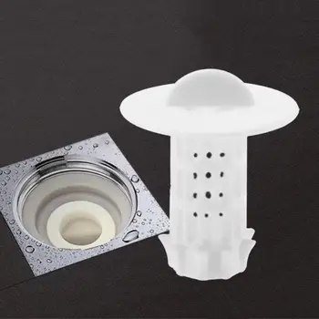 

2pcs Cocina Anti-blockage Silicone Sink Strainer Filter Water Stopper Hair Catcher For Bathtub Kitchen Strainer Floor Hair drain