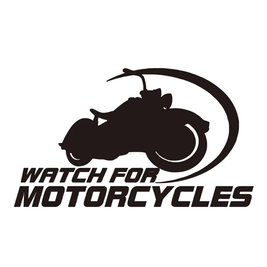 Watch For Motorcycles Cruiser Decal High Quality Diy Vinyl Sticker