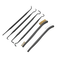 2 шт Двухсторонние латунные/нейлоновые кисти+ 4 шт нейлоновые концевые палочки набор Универсальный охотничий Gu n чистящий набор