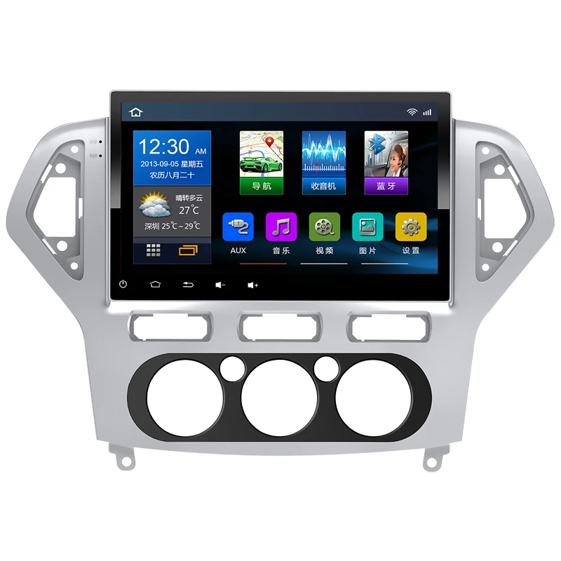 Discount Bway 10.2" Car radio stereo for Ford Mondeo 2007 2008 2009 2010 Quadcore Android 7.0 car dvd GPS player with 1G RAM,16G iNand 1
