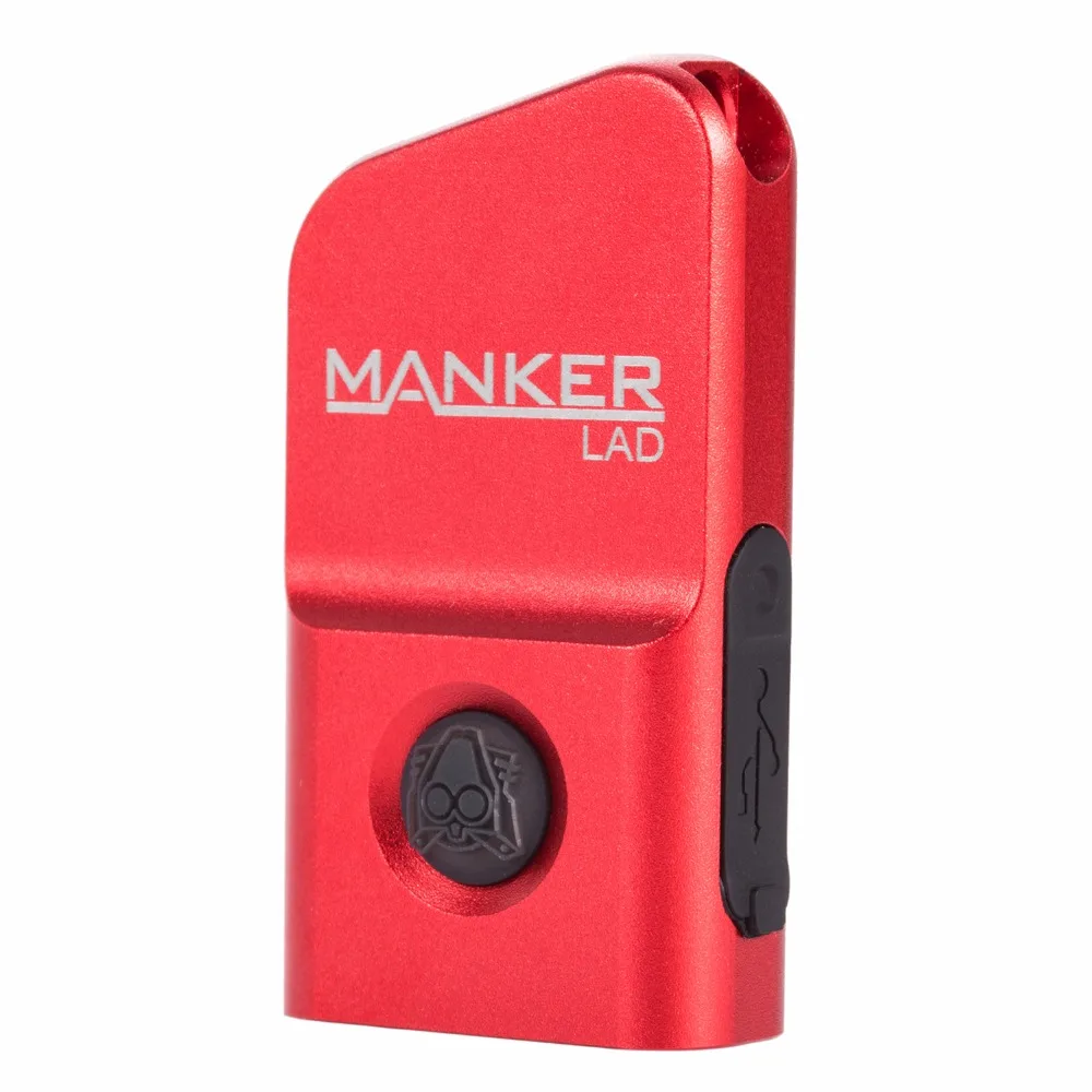 MANKER LAD 230 Люмен USB Перезаряжаемый брелок фонарик с Nichia 219C светодиодный + 2x красная