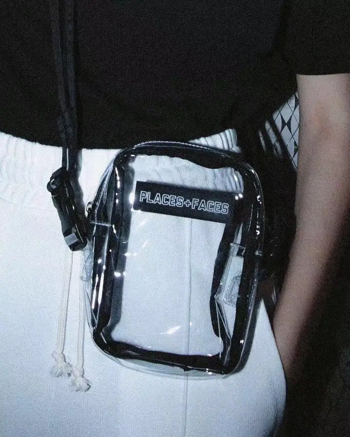 2019SS места+ лица сумка Высокое качество плечо поясная сумка Kanye West уличная хип-хоп P+ F сумка места+ лица посылка
