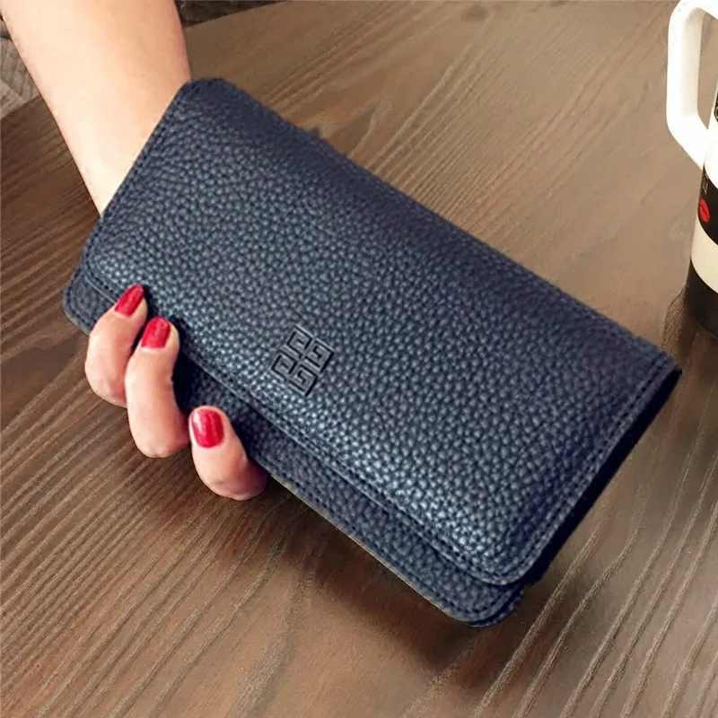 

Brand New Ladies Women Wallet Genuine Leather Purses Long Wallet Women Elegant Female Women's Wallets Woman Leather Wallet Purse