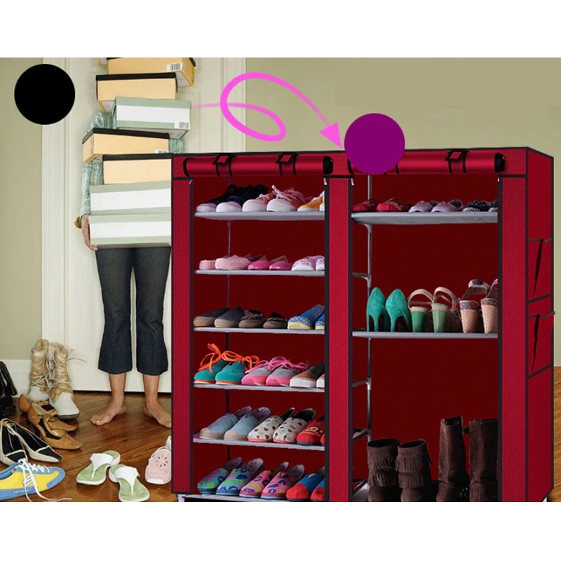 Double-Rows-9-Lattices-Combination-Style-Shoe-Cabinet-Wine-Red_5_800x800