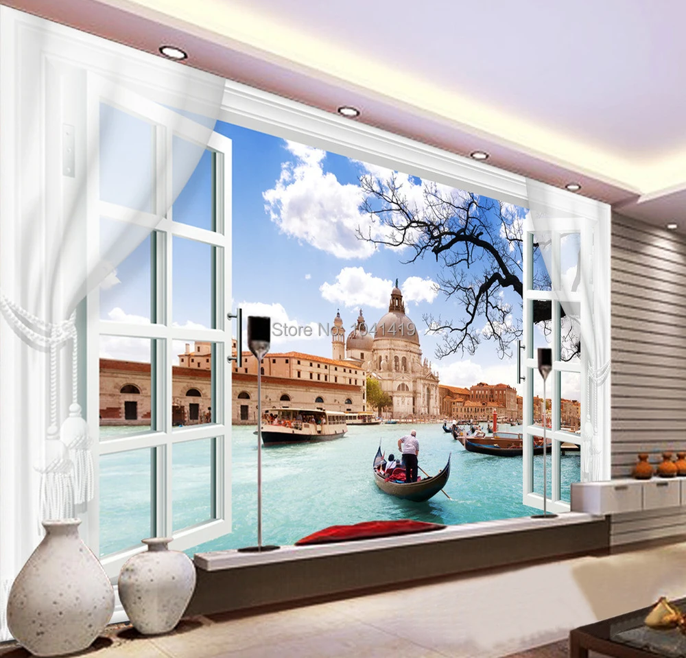 Aliexpress.com: koop custom behang voor muur 3d stereoscopische ...