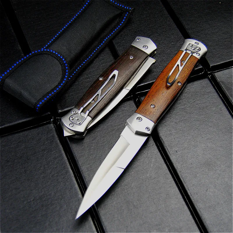Эверрич 440C складной нож из сандалового дерева, складной североамериканский охотничий нож тактика выживания складной карманный нож EDC