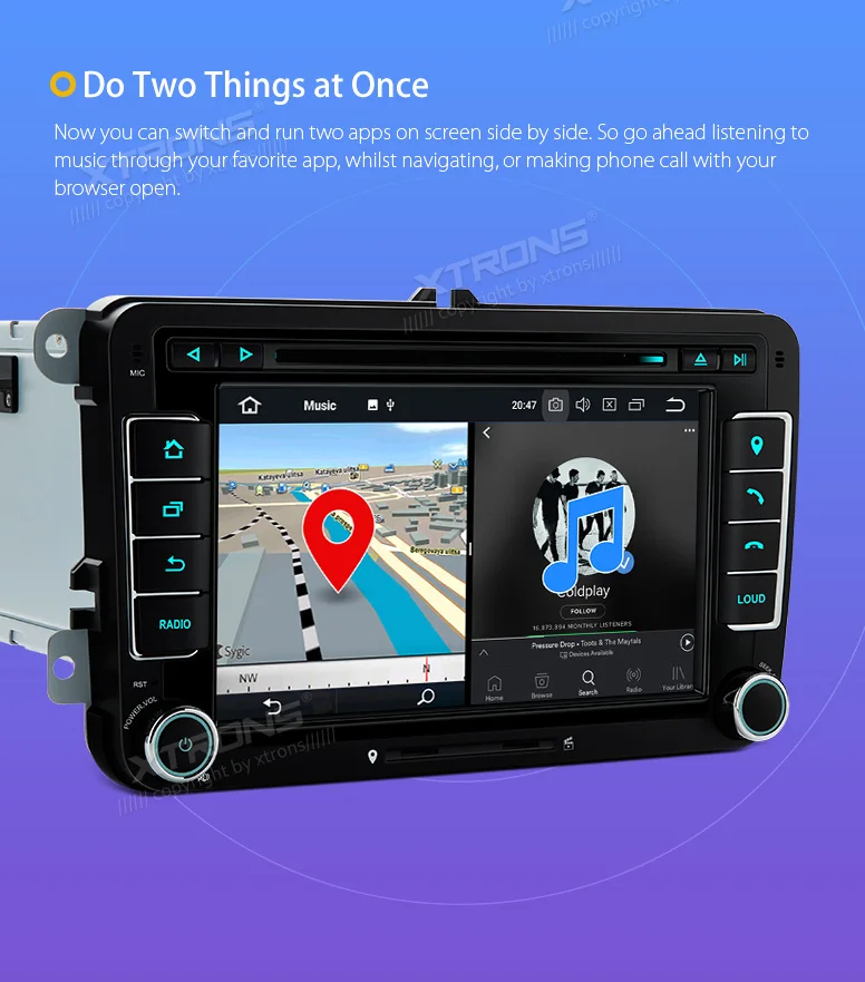 Sale 7" Android 8.0 Car DVD Multimedia Navigation GPS Radio for VW Vento T5 Transporter Multivan Tiguan Touran Sharan Magotan Golf 11