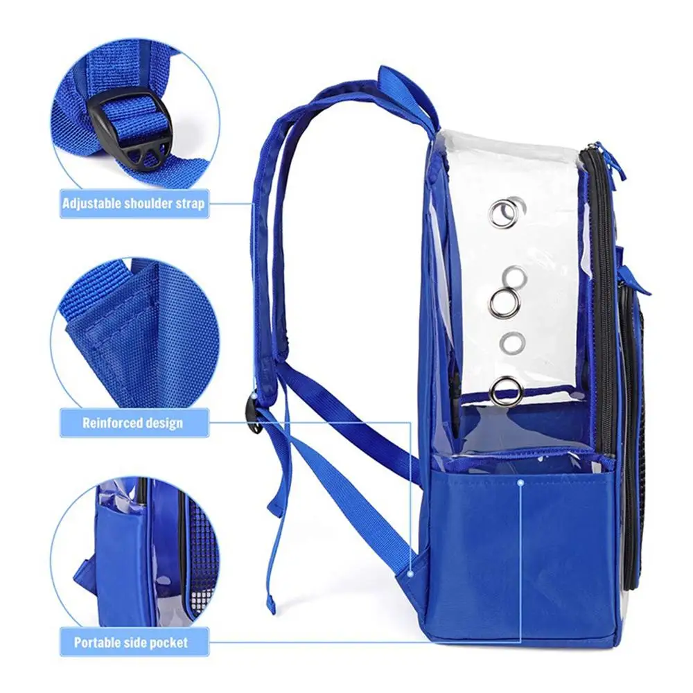 Новое поступление, прозрачный рюкзак для питомца, дышащая переносная сумка для питомца, сумка для путешествий на открытом воздухе, сумка для щенка, кошки, двойные сумки на плечо