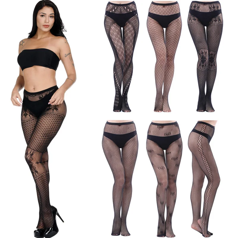 

luckymily Sexy Women's Lingerie Stockings Garter Belt Fishnet Tights Transparent Pantyhose Thigh Stockings Long Sexy Stockings