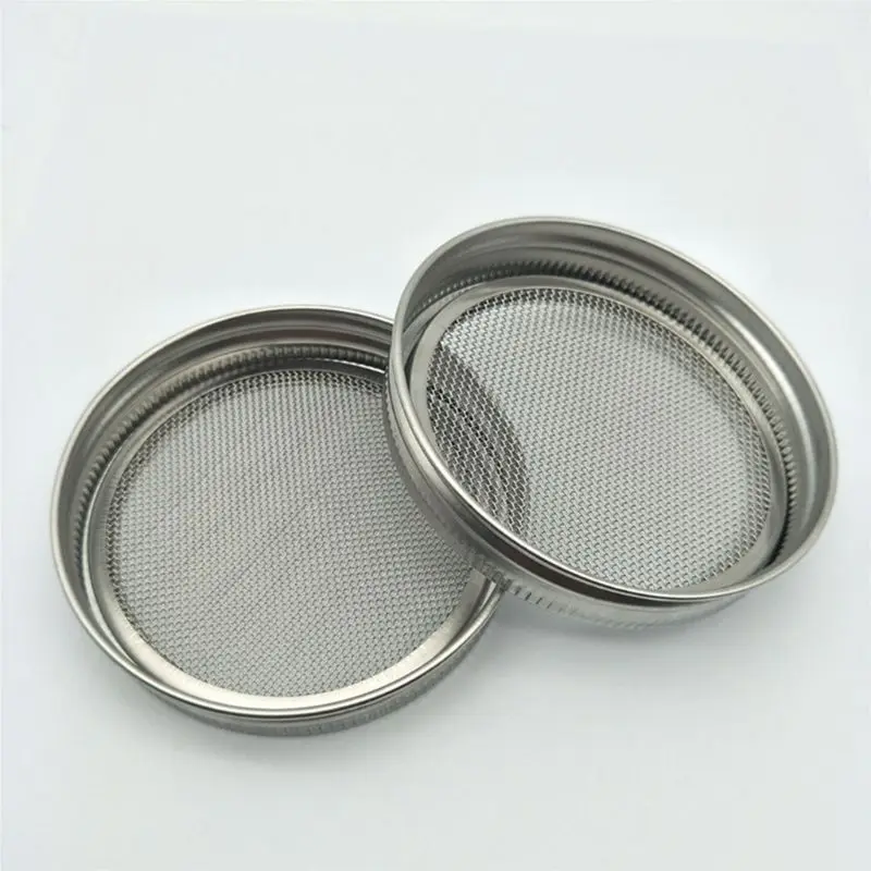 

Kenley Seed Sprouter Kit Sprouting Mason Jars with Stainless Steel Strainer Lids Germinator Set to Grow Your Own Sprouts