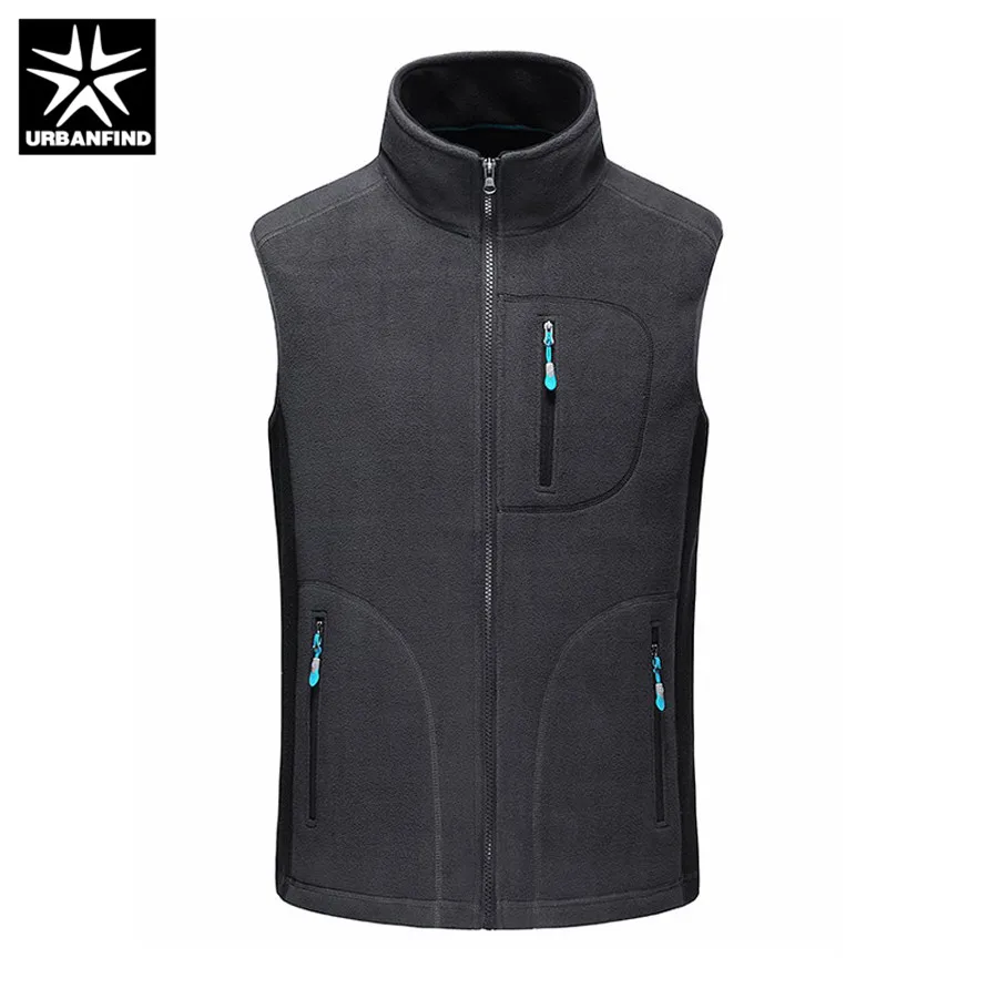 

URBANFIND Men's Autumn Winter Fleece Softshell Vests Warm Waistcoat Mens Casual Sleeveless Outwear Jacket Male Brand Clothing