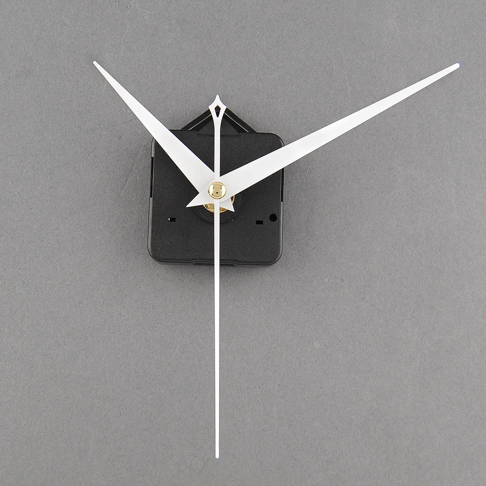 

High Quality Quartz Clock Movement Mechanism Parts Repairing DIY Replacement Tool Set with White Hands Silent