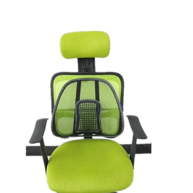 Car Seat Office Chair Back Cushion Back Lumbar Massage Black Mesh Ventilate Cushion Pad Pain Relief Seat Posture Corrector (12)