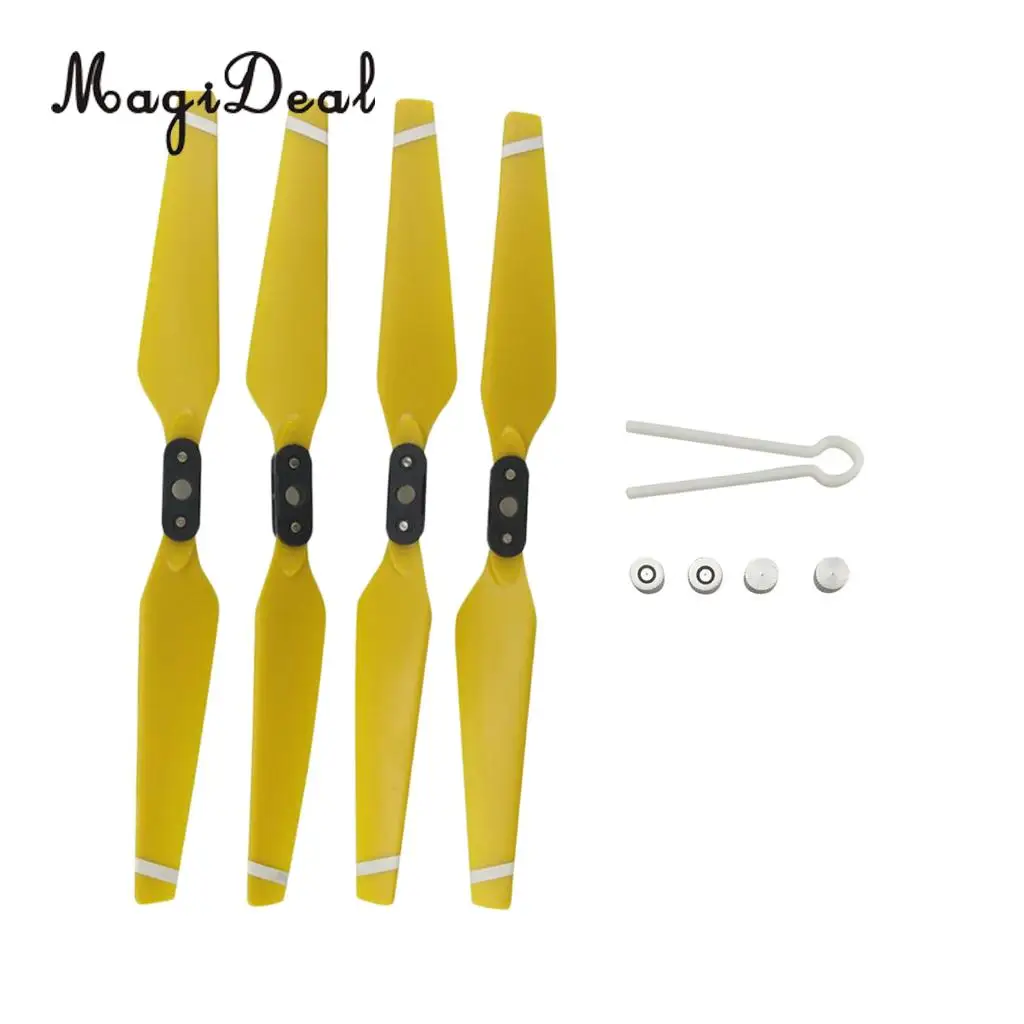 MagiDeal 4Pcs Propeller Blade Prop for Hubsan H501S H501C H501A H501M H501S W H501S pro MJX B2C B2W Bugs 2 B3 B3H Bugs 3H