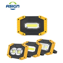 20 W 400LM перезаряжаемый светодиодный прожектор 18650 батарея светодиодный светильник для наружного аварийный прожектор яркий