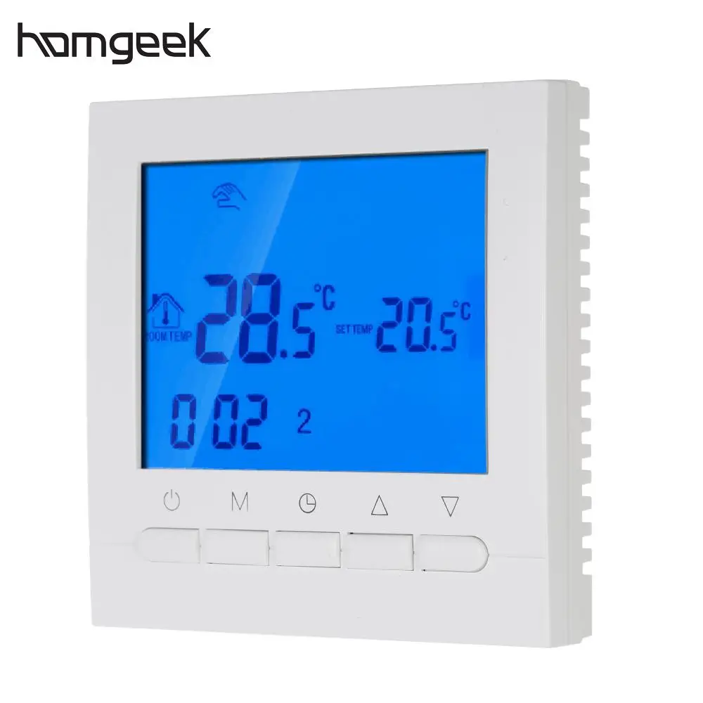 Homgeek Programmable Thermostat with Wifi function Electric Heating