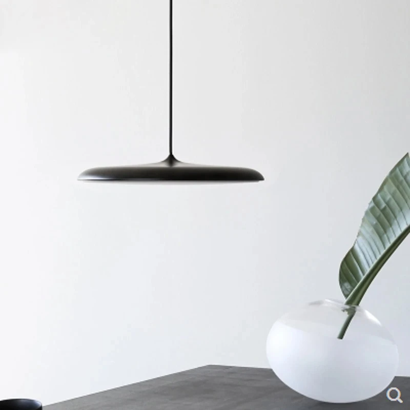 Скандинавский простой подвесной светильник с железной краской, креативный, НЛО, персональный, светодиодный, macarons, цветной, с одной головкой, прикроватный светильник