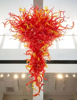 

large Modern handmade glass Chandelier lighting LED Bulbs light Dale chihully style chandeliers