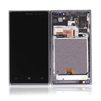 

10pcs/lot Display for Nokia Lumia 925 LCD Screen with Touch Screen Assembly +Frame Black Accessories Free shipping by DHL EMS