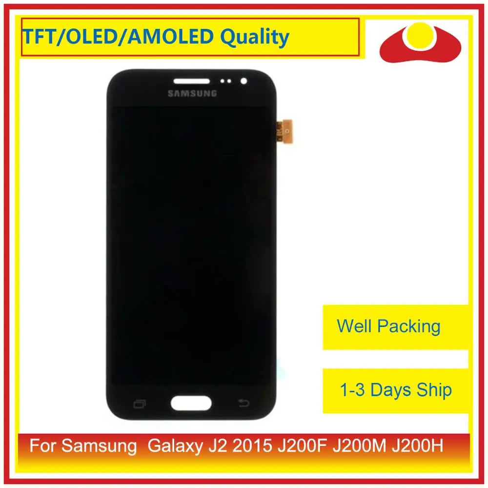 

10Pcs/lot For Samsung Galaxy J2 2015 J200F J200M J200H J200Y LCD Display With Touch Screen Digitizer Panel Assembly Complete