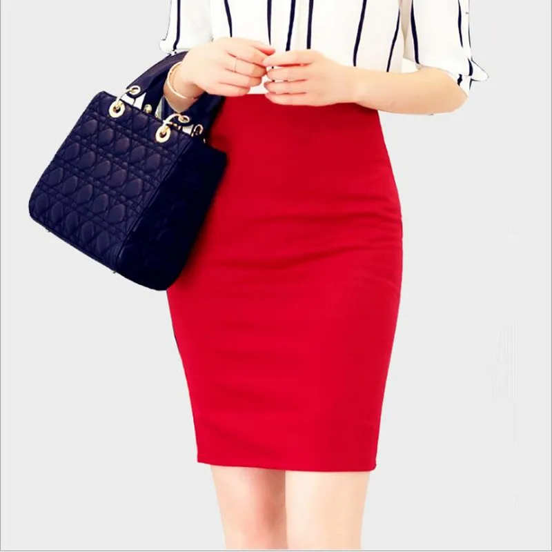 Женская юбка карандаш с завышенной талией весна лето|career skirts|high waist pencil skirtfashion skirt