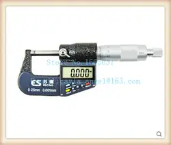 Бесплатная доставка Высокое качество ювелирные инструменты измерения 0-мм 25 мм на 0,001 мм Электрический цифровой микрометр