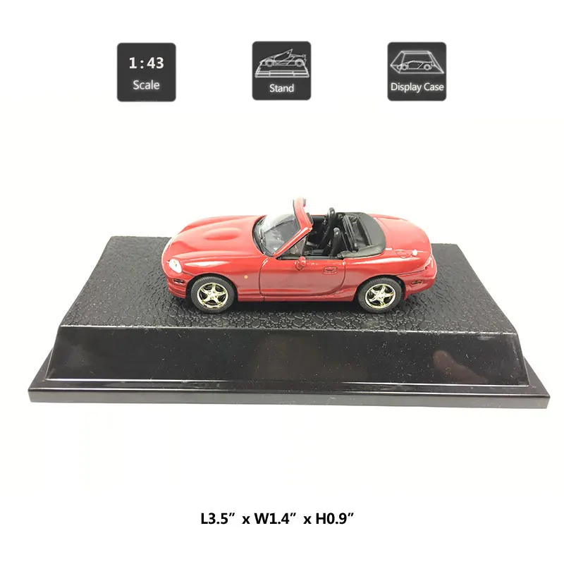 HOMMAT 1:43 Mazda MX 5 спортивная модель автомобиля Коллекционная из сплава Коллекционные