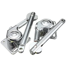 2 Lift Up Lid Support Door Stay Piston Hinge Kitchen Cupboard Cabinet Soft Close universal furniture door cupborad cabinet hinge zinc alloy soft close lift up stay support damper used for upturning fuli