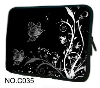 

Black Butterfly 7 10 12 13 15 17 17.3 Laptop Sleeve Waterproof Sleeve Pouch Bag Tablet Case Cover For 7 15.6 13.3 Dell HP ASUS