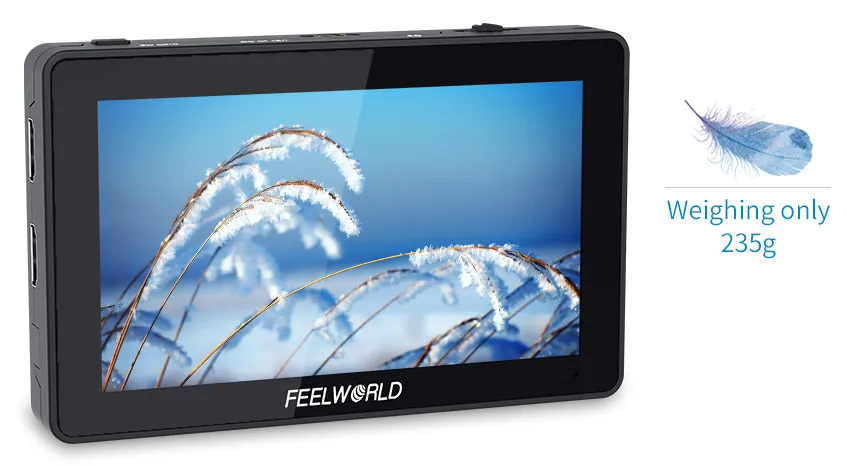 Feelworld F6 PLUS монитор из алюминиевого сплава 5,5 дюйма с сенсорным экраном с монитором DSLR камера 4 K микро один дисплей