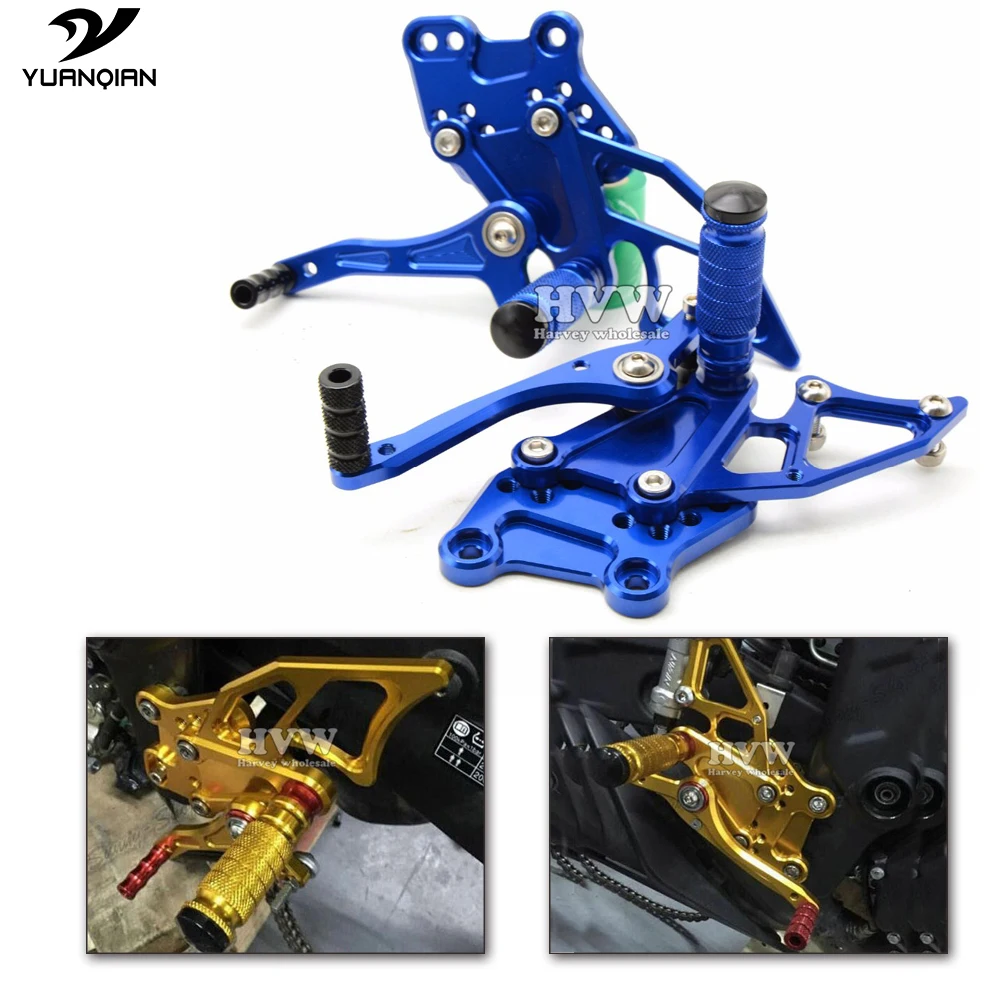 Для Ямаха YZF R3 с Р25 R300 с r250 для того и YZF-Р25 и YZF-R3 в 2013 2014 2015 2016 footrest мотоцикла с ЧПУ Регулируемая Rearset задний комплект подножки Для Ямаха YZF R3 с Р25 R300 с r250 для того и YZF-Р25 и YZF-R3 в 2013 2014 2015 2016 footrest мотоцикла с ЧПУ Регулируемая Rearset задний комплект подножки