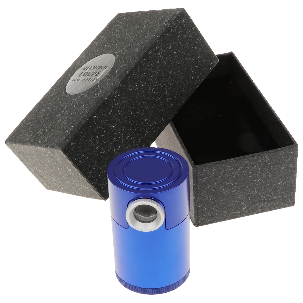 Diamond Inscription Reader Viewer Magnifying Len Jewelry Loupe Magnifier 18X