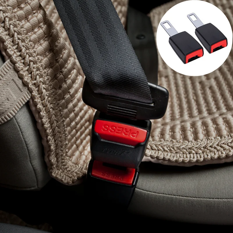 Clasp Plug Car Seat Belt Extender Safe Buckle Clip Alarm Stopper for Ford Honda