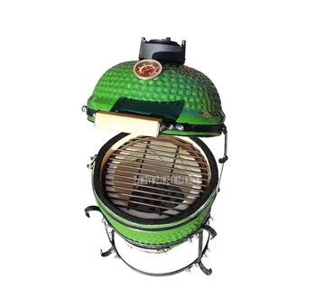 

13 inch Ceramic BBQ Grill Pizza Oven Charcoal Wood-Burning Stove ceramics Pizza Oven Barbecue Grill Accessories For Outdoor Home