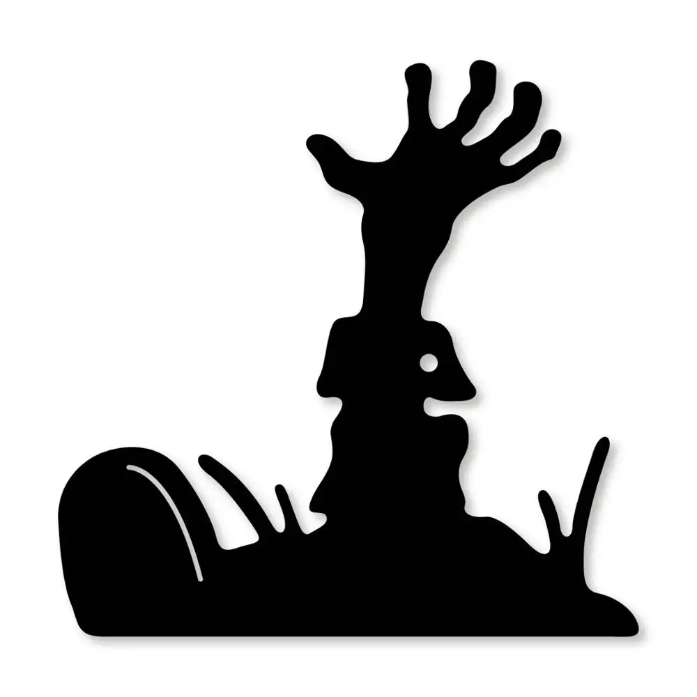 

Halloween grave Hand 70*70mm Metal Cutting Dies Scrapbooking for Card making DIY Embossing stencil Cuts New Craft Die 2019