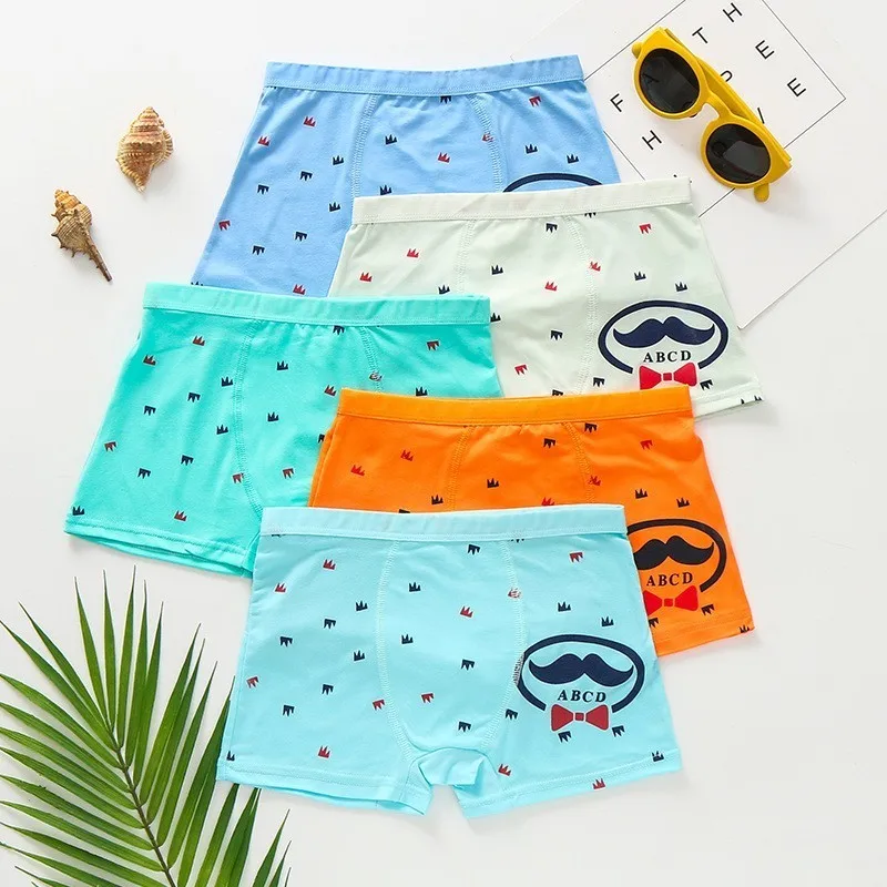 

5pcs /lot boys boxer kids Underpants Children Underwear panties panty baby girl kid clothes pantis child трусы