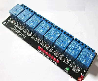 

8 Channel Relay Module Interface Board DC 5V for PIC AVR MCU DSP NEW free ship