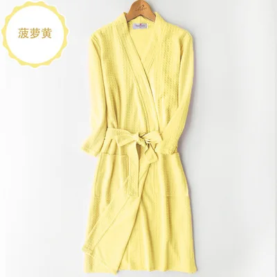 Новые полотенца банные мужские халаты сексуальное кимоно Вафельный Халат для мужчин размера плюс мужской халат для влюбленных Летние водопоглощающие - Цвет: I