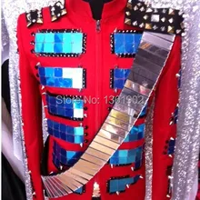 Костюм для ночного клуба с зеркальными заклепками, большие размеры, верхняя одежда, куртка, ds диджей певец танцор, джазовый блейзер