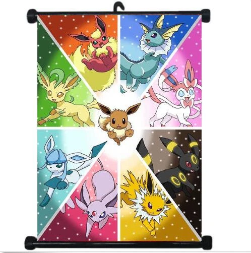 Anime Poster Pokemon Game Living Room Bedroom Mural Decor Wall Scroll Home Decoration Japanese Cartoon 60 90cm Painting Calligraphy Aliexpress