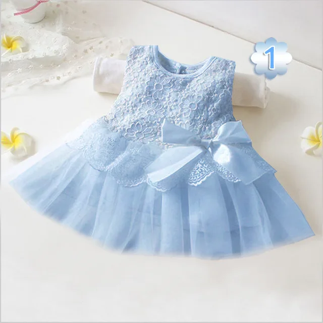 Buy Girls Princess dress Baby gauze sleeveless bowknot