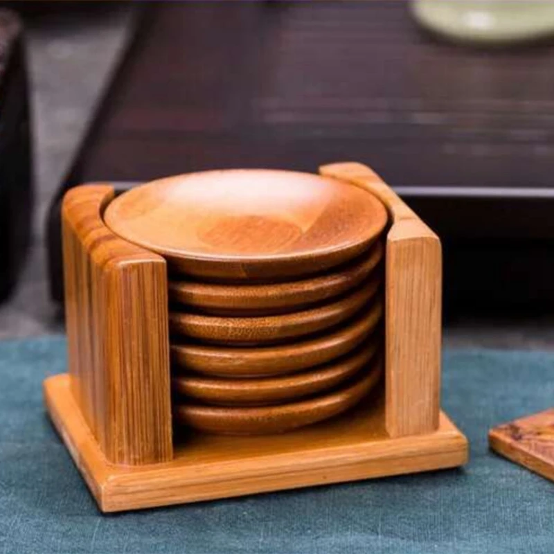  Hot Sale Handmade Tea Mat Coaster Saucer Insulation Mat Table Mat Tea Tray Tea Tray Bamboo Teapot T