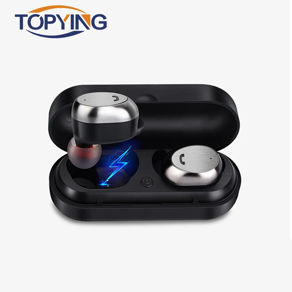 

TOPYING Wireless Bluetooth Earphone With Microphone Sport Earphone Mini Style With Charging Box Wireless Bluetooth Earphone